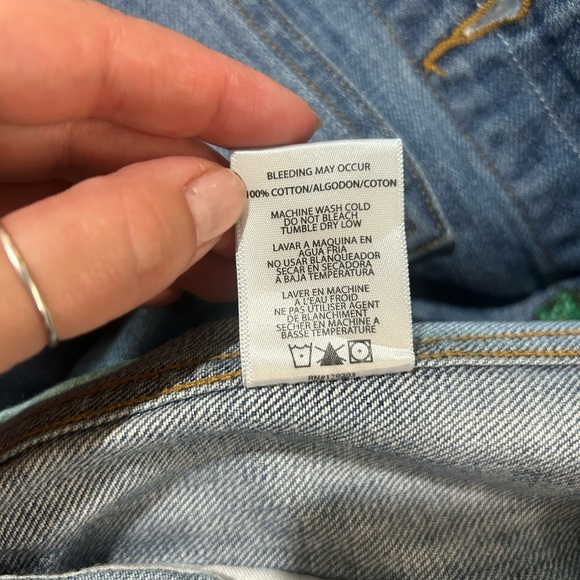 Hidden Distressed Denim Jacket - Picture 3 of 13